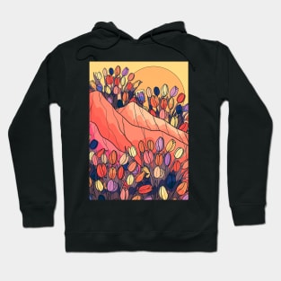 Tulip mountains Hoodie